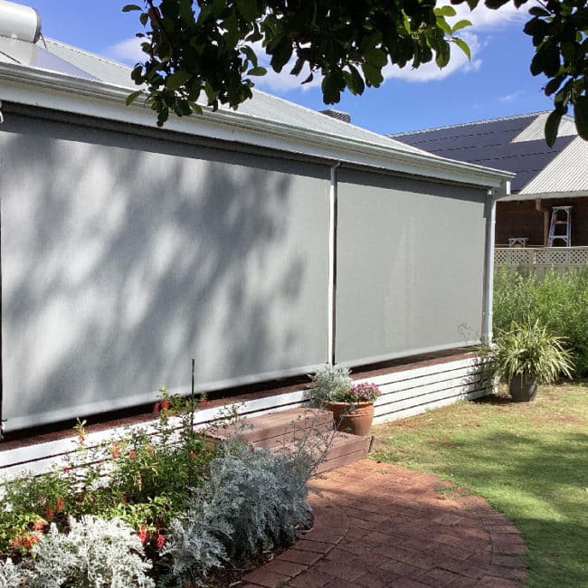 Affordable Crank & Clip Outdoor Blinds Perth Custom Made Blinds