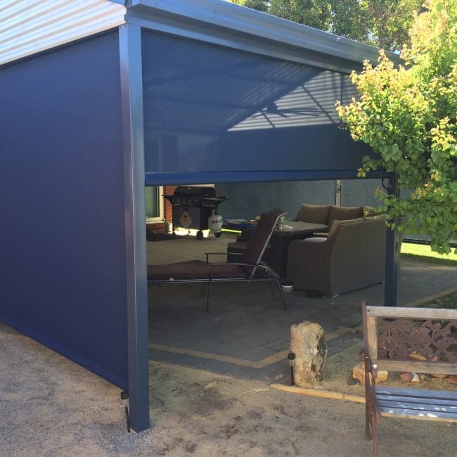 Affordable Crank & Clip Outdoor Blinds Perth Custom Made Blinds
