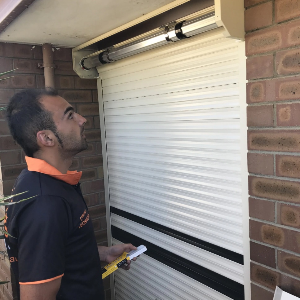 remote roller shutters install