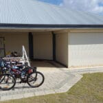 Classic cream roller shutters on 5x2 in baldivis