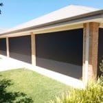 Electric Ziptrak Outdoor Blinds Perth install by Nu Style Shutters